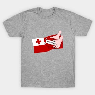 Tonga Rugby Flag T-Shirt